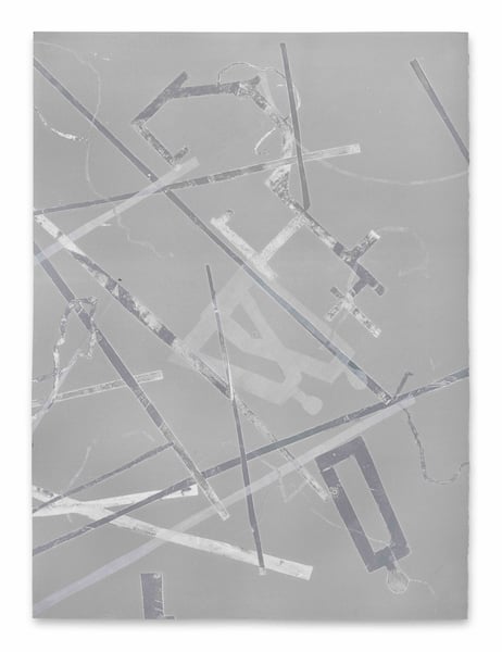 Urban Layers III (mono print) by Ira Hoffecker